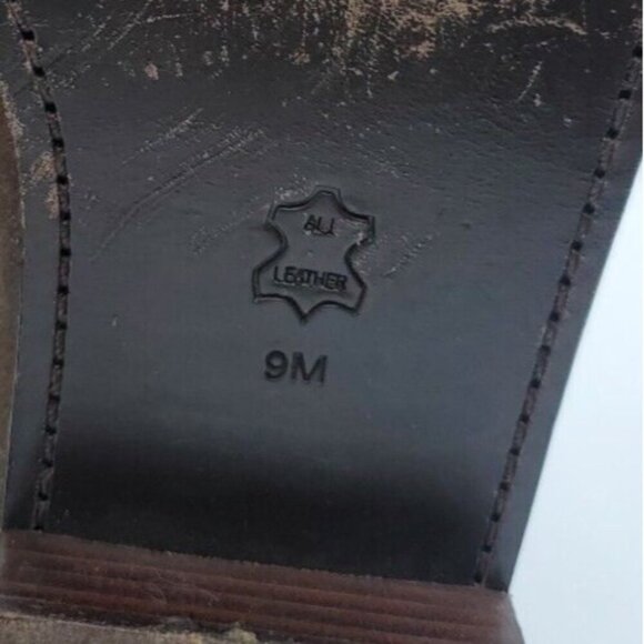 Tory Burch Wade Chelsea Gold Shimmer Leather Ankle Boot Women's 9M /40 - Picture 12 of 12